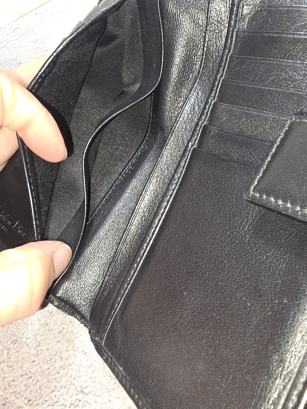 Dior Black Logo Jacquard Continental Wallet with Silver Hardware - Picture 12 of 17